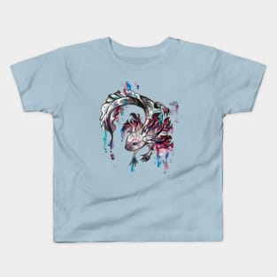 Watercolor Axolotl Kids T-Shirt